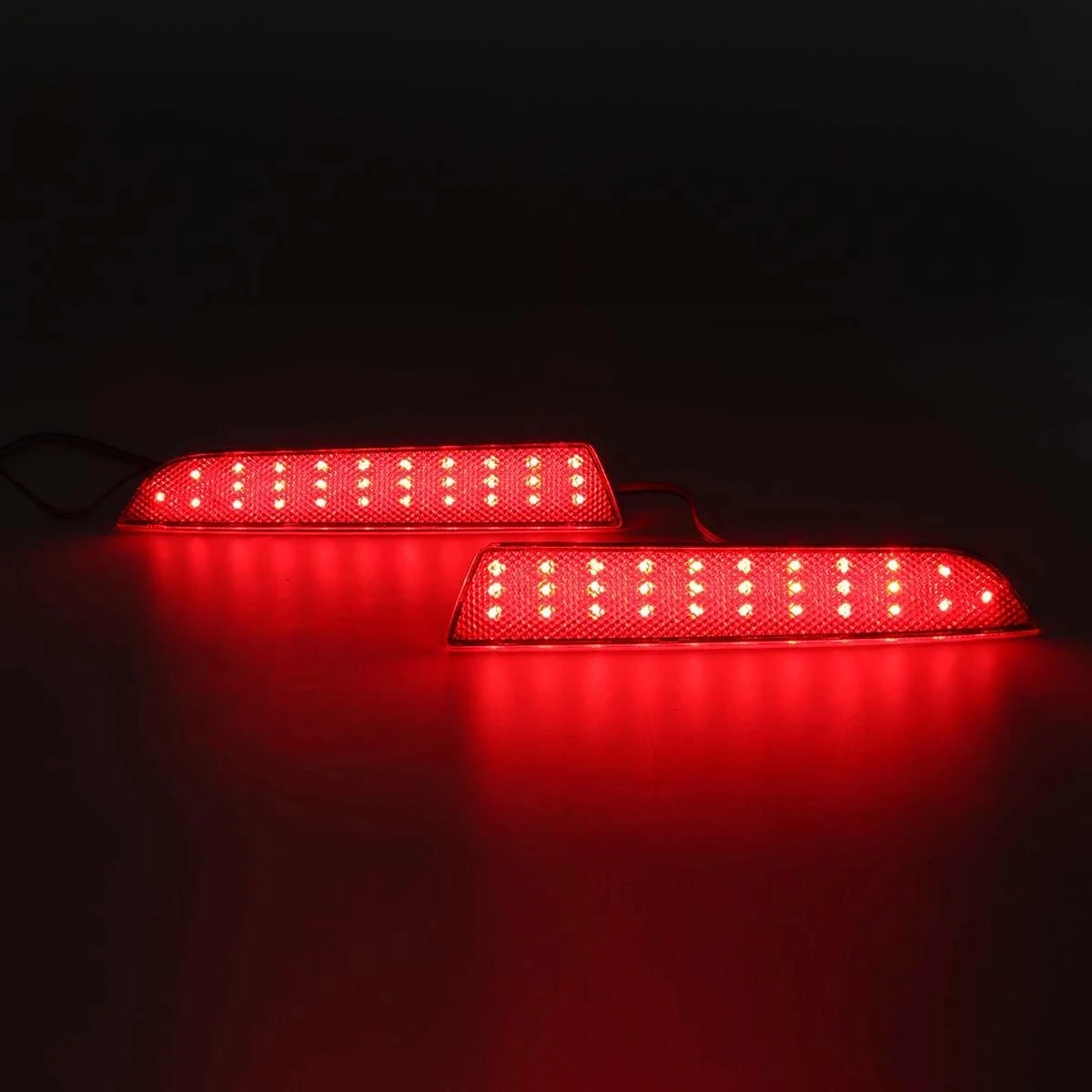 LED Rear Bumper Reflector Spotlight Fog Tail Stop Brake Lights Reflective Sheet for MERCEDES-BENZ Vito Viano W447 14-19