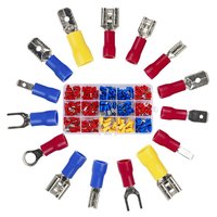 102/280 Pcs New Insulated Cable Connector Electrical Wire Crimp Spade Butt Ring Fork Set Ring Lugs Rolled Terminals Assorted Kit