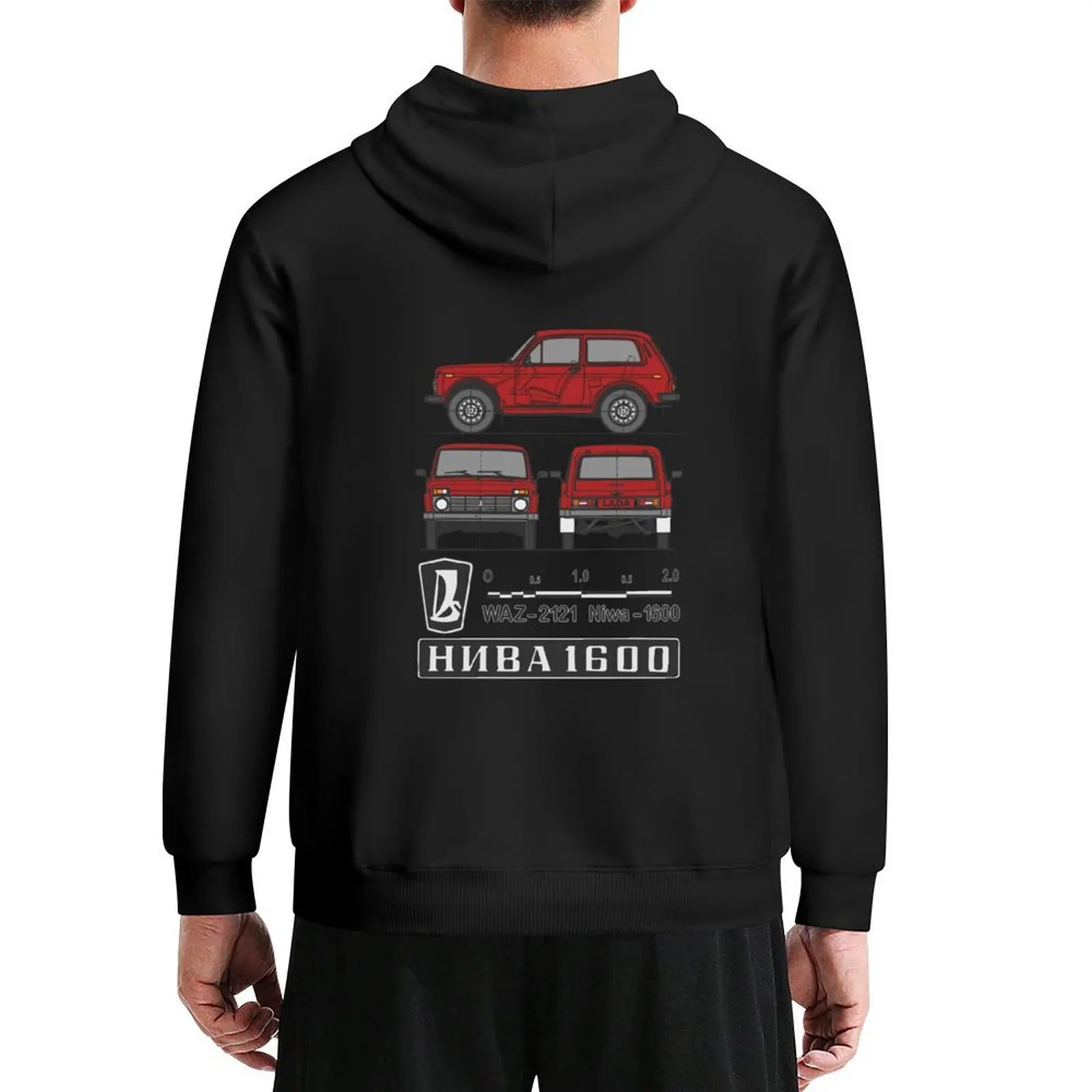 

Lada Niva (red) Hoodie men clothes mens designer clothes autumn korean autumn clothes new in hoodies