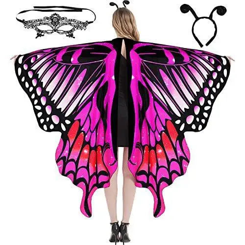 

loween Wings awl Costume Rotating Design Women's Ethnic Stage Costume Spring 2024 No Brand Registered