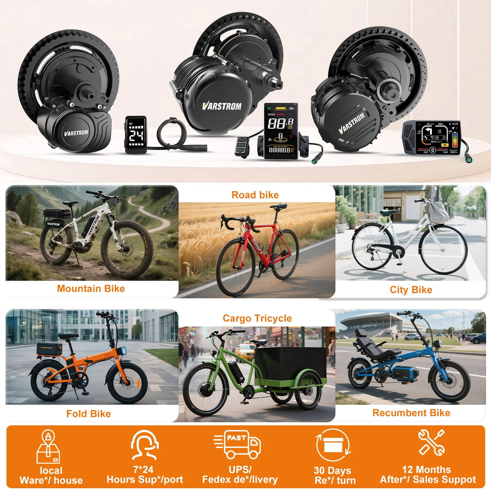 [Versand aus Polen] TONGSHENG Mittelmotor-Drehmomentsensor E-Bike-Umbausatz, Elektromotor für E-Bikes TSDZ2 TSDZ2B TSDZ8 TSDZ16 48V 500W 750W 1000W, Elektrofahrrad für BB-Größe 68-73mm, eMTB Mountainbike, 60 km/h Geschwindigkeit, mit optionaler Batterie – Detail 2