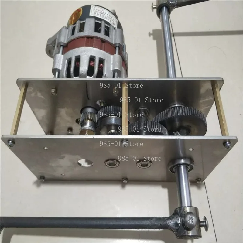 High-power DC pedal generator, AC permanent magnet brushless, for battery charging, available in 12V, 24V, 2000W, 220V, 800W