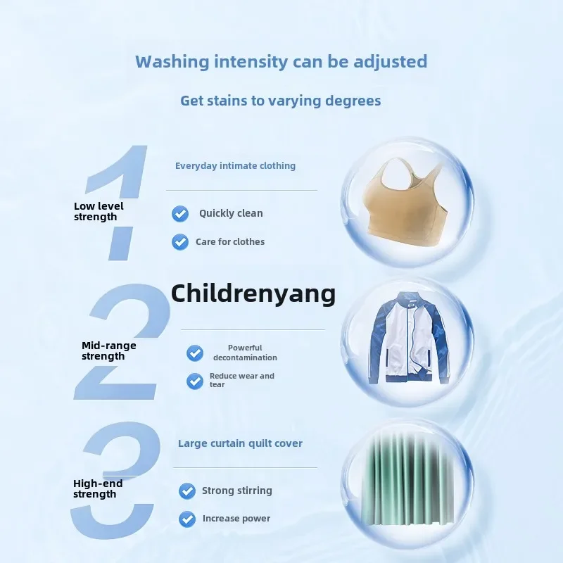 CX  pulsator automatic washing and washing integrated household rental dormitory 10KG large-capacity inverter washing machine