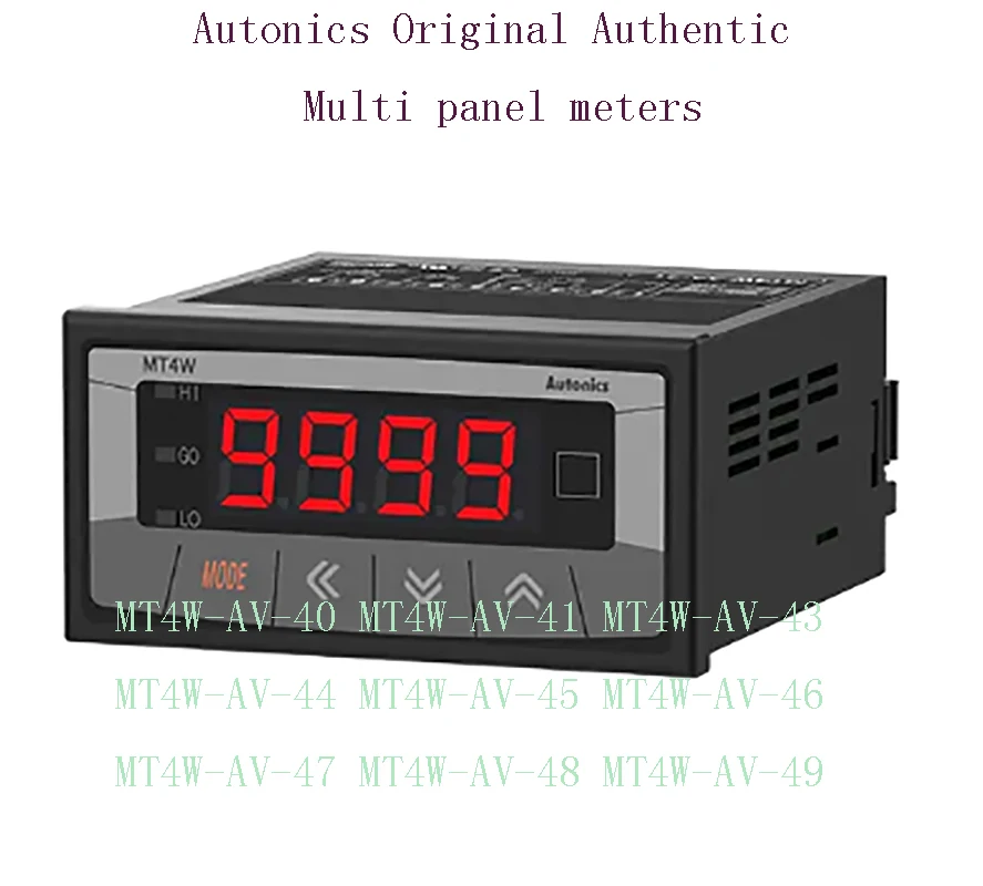 Autonics Multi panel meters MT4W-AV-40 MT4W-AV-41 MT4W-AV-43 MT4W-AV-44 MT4W-AV-45 MT4W-AV-46 MT4W-AV-47 MT4W-AV-48 MT4W-AV-49