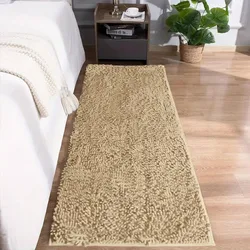 1PC pure color simple bathroom bathroom waterproof anti-skid mats carpet, kitchen living room multi-scene use, water can be wash