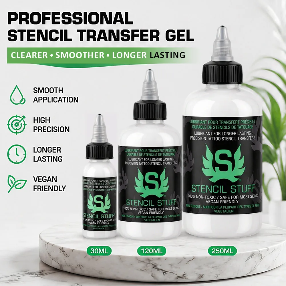 30/120/250ml Tattoo Stencil Magic Gel Thermal Copier Tattoo Transfer Gel Stuff Solution Cream for Tattoo Transfer Paper Supplies