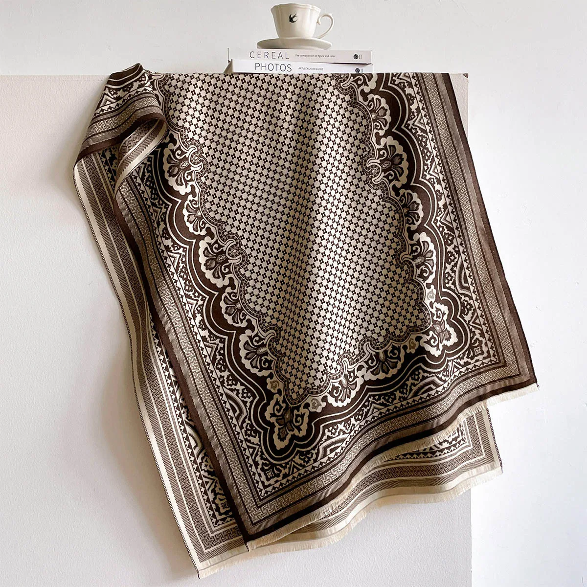 Imitatie Kasjmier Sjaal voor D - Pashmina Wrap Large recensie en prijs