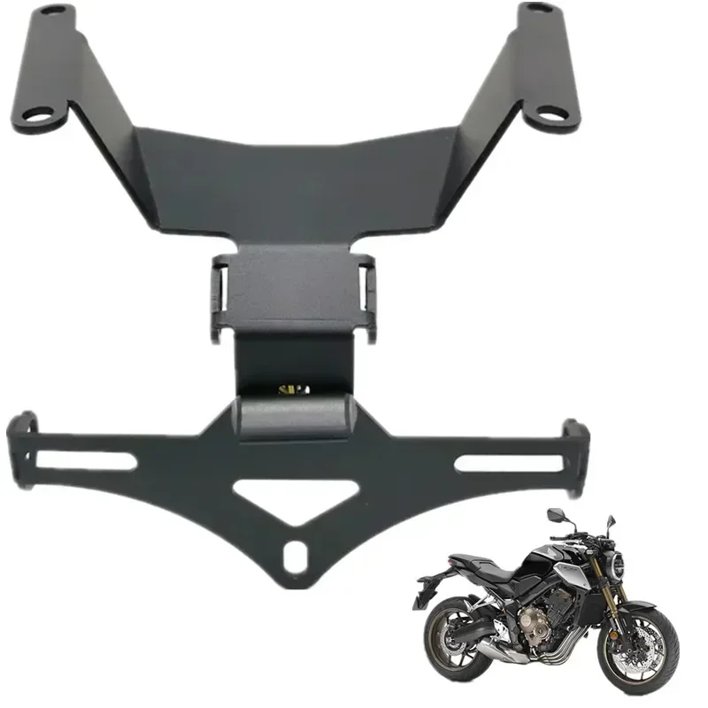 

FOR HONDA CB650R CBR650R Motorcycle Accessories LED License Plate Frame Stainless Steel CB650 CBR650