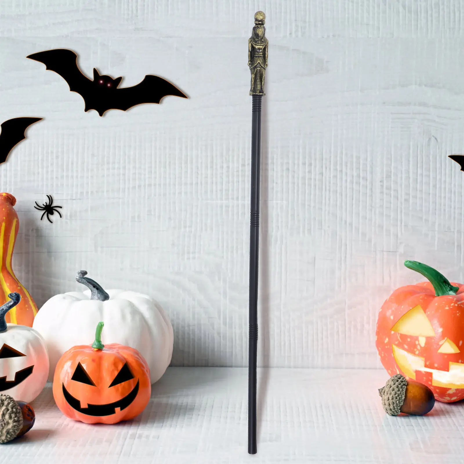 플라스틱 할로윈 파라오 지팡이 고대 이집트 보행 지팡이 코스튬 소품 신비로운 파티 액세서리 여성 남성용