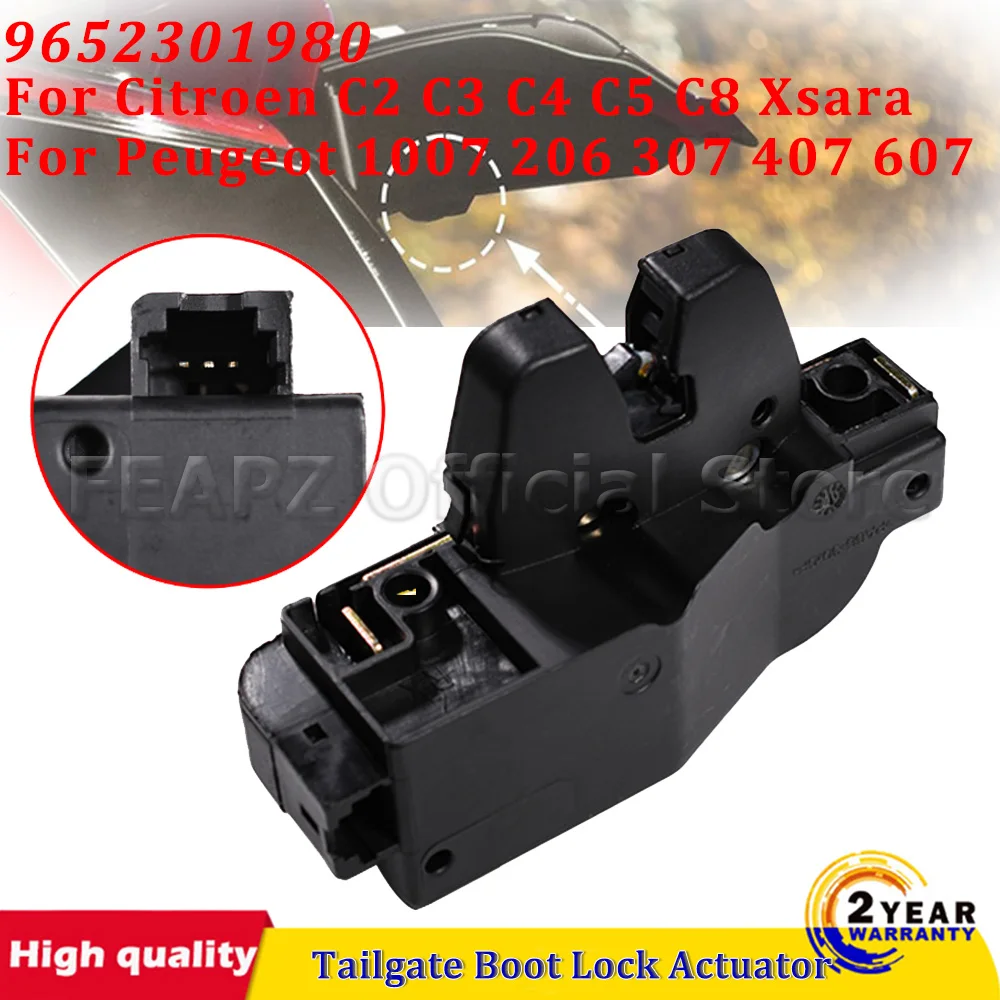 871982 871972 For Citroen C2 C3 C4 C5 C8 Xsara For Peugeot 1007 206 307 407 607 1Pc Tailgate Boot Lock Central Locking Actuator