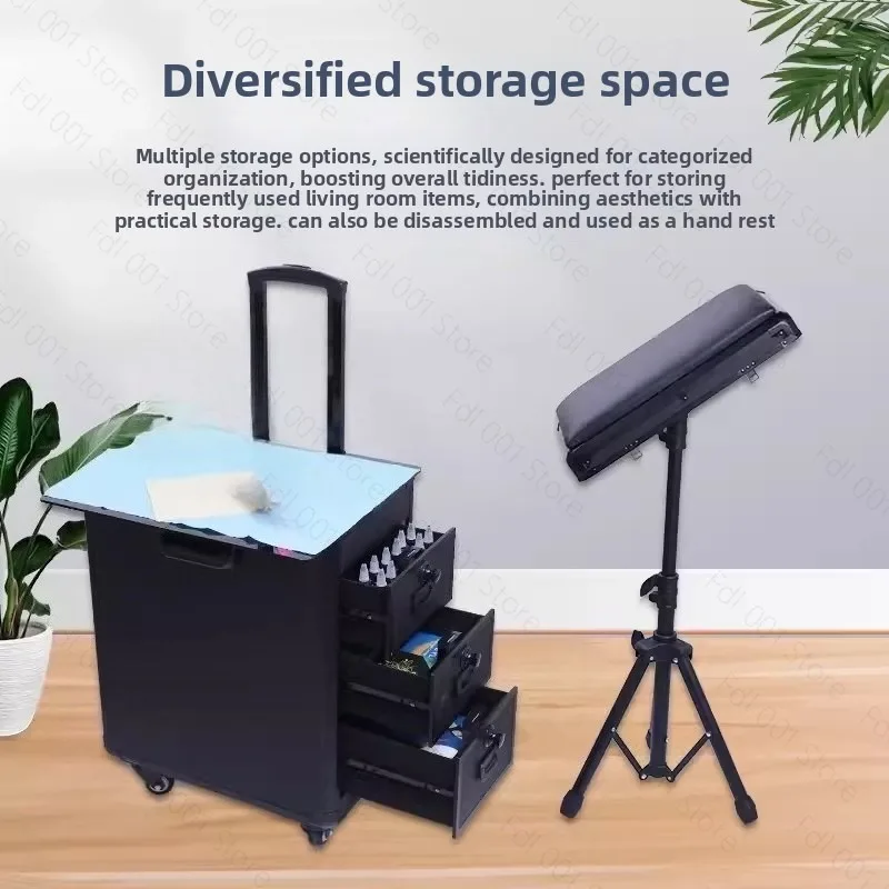 Tattoo Equipment Trolley Case Hand  Multifunctional Storage Case Portable Workbench for Travel Tattoo Artists