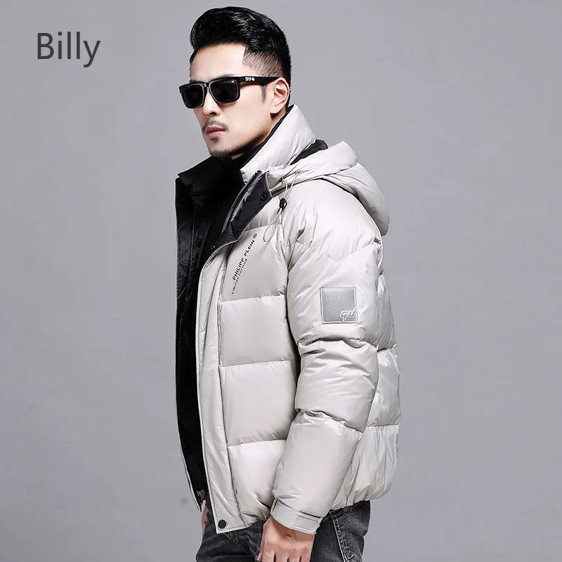 Hooded Short Down Jacket Duck Down Padding Designer Clothes Men Lightweight Padded Jackets Coats for Men Men's Clothing