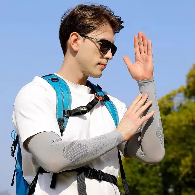 أكمام أذرع تبريد صيفية للحماية من أشعة الشمس فوق البنفسجية في الهواء الطلق للرجال والنساء #2