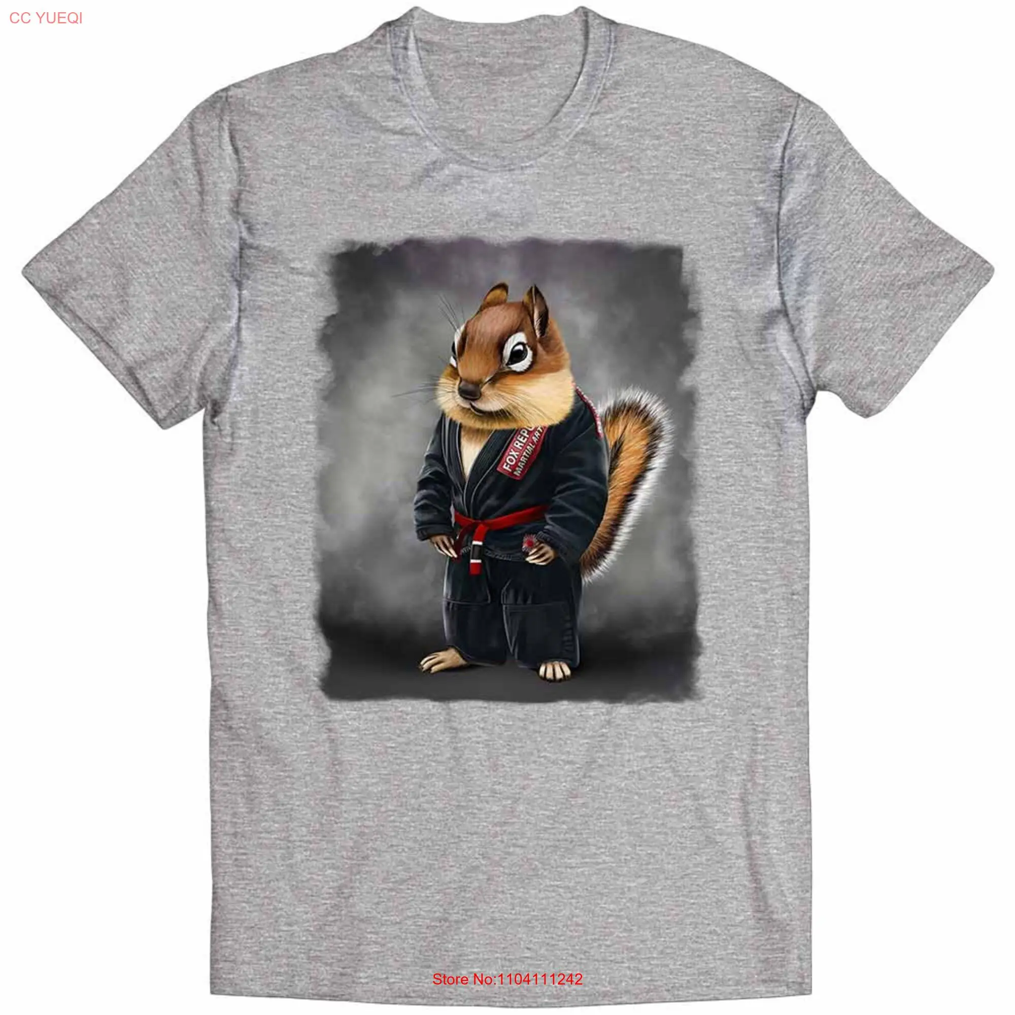 Chipmunk Judo Karate Master in Black Judogi  Youth T Shirt PrintStarT long or short sleeves