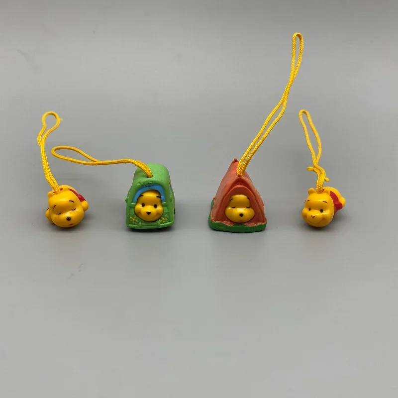 Genuine Bulk Q Version of The Little Yellow Bear In Red Clothes Cartoon Peripheral The Model Toys Key Bag Decoration
