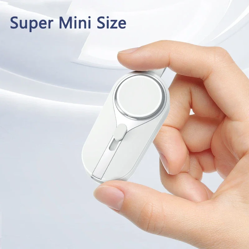 Mini Emergency Keychain Power Bank 2-in-1 Wireless Charging Watch Mobile Power Supply for Apple Watch and iPhone Xiaomi Samsung - view 6