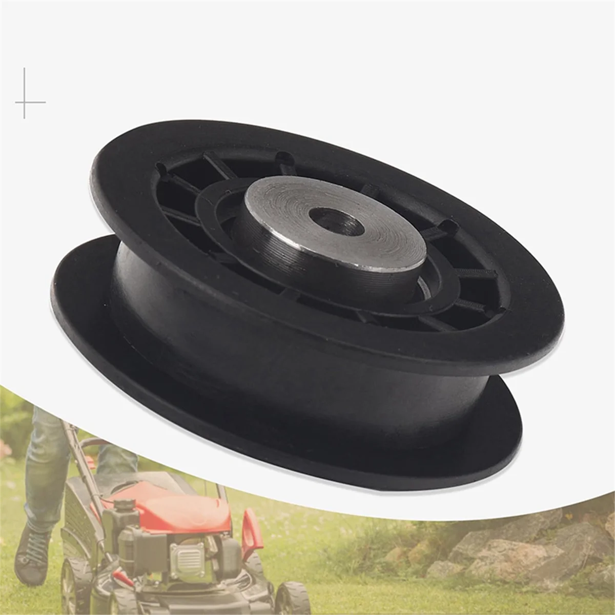 ABYA 587973001 587969201 مجموعة بكرة المهمل لجزازة العشب لخلف المشي، تحل محل 581904001