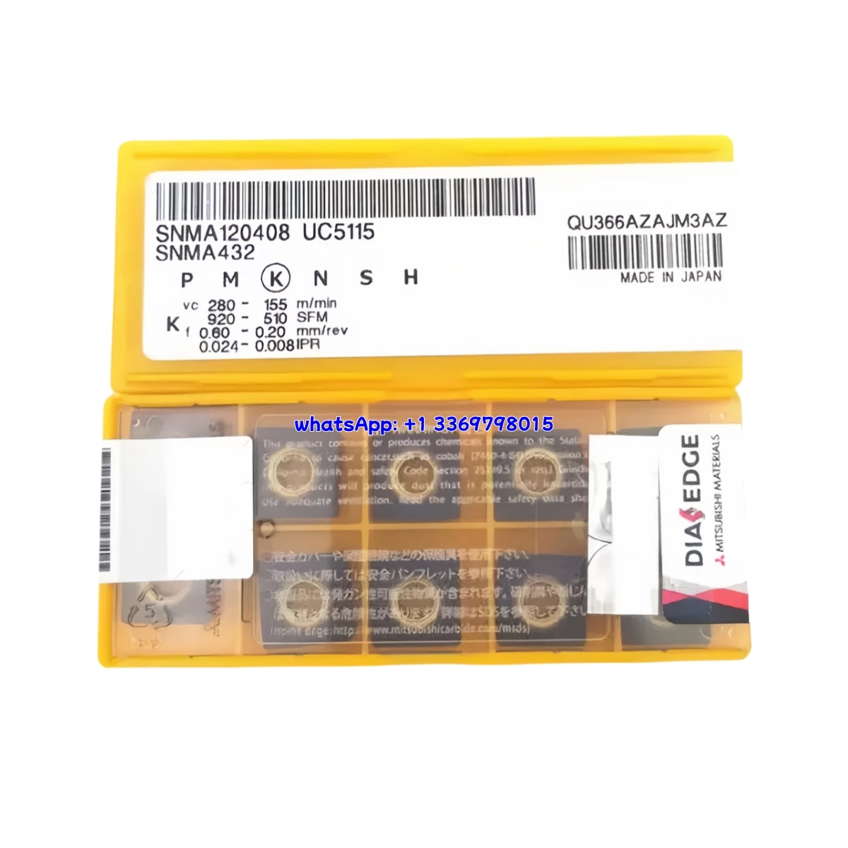 

100% Original SNMA SNMA120408 UC5115 Turning Insert