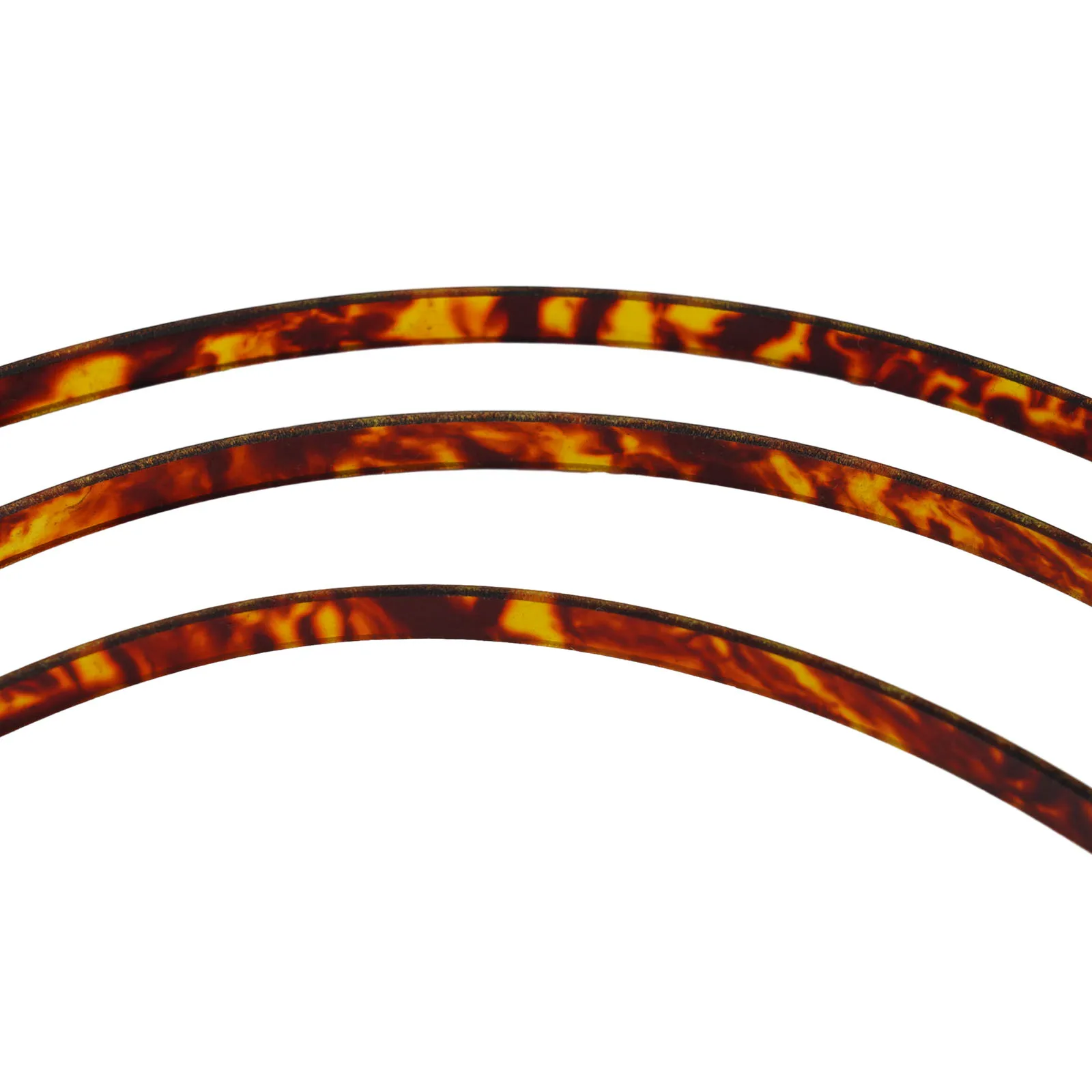 Tira de purfling para encuadernación de guitarra, 62 pulgadas, borde de celuloide, empuesto de cuello, herramienta Luthier para guitarras clásicas acústicas, 1600x6mm, 1 ud.