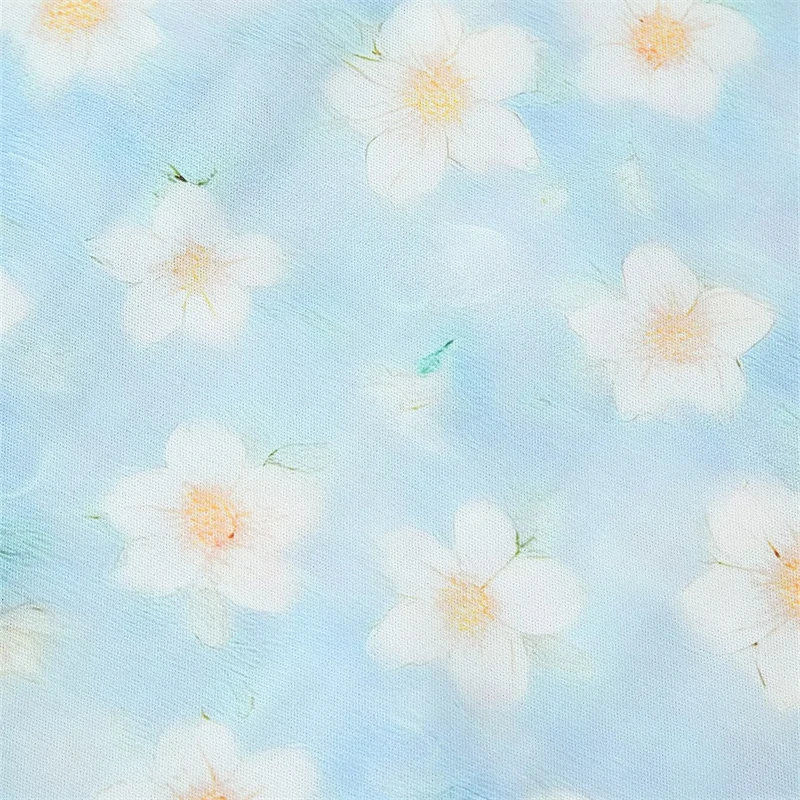 Keanketian outono novo estilo de férias feminino único breasted manga comprida em camadas com decote em v vestido de impressão floral saia longa