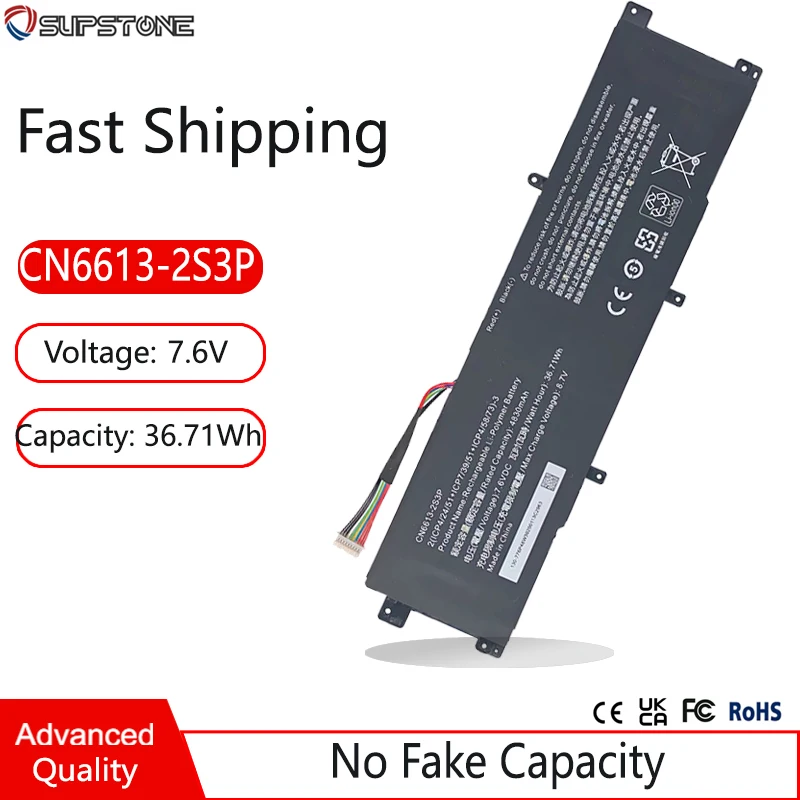 CN6613-2S3P Laptop Battery For Avita NS13A2 NS13A4 NS14A2 NS14A6 NS14A8 NS14A9 NS15A6 Paura14 PT3473125-2S MaibenS431 VJE151G11W