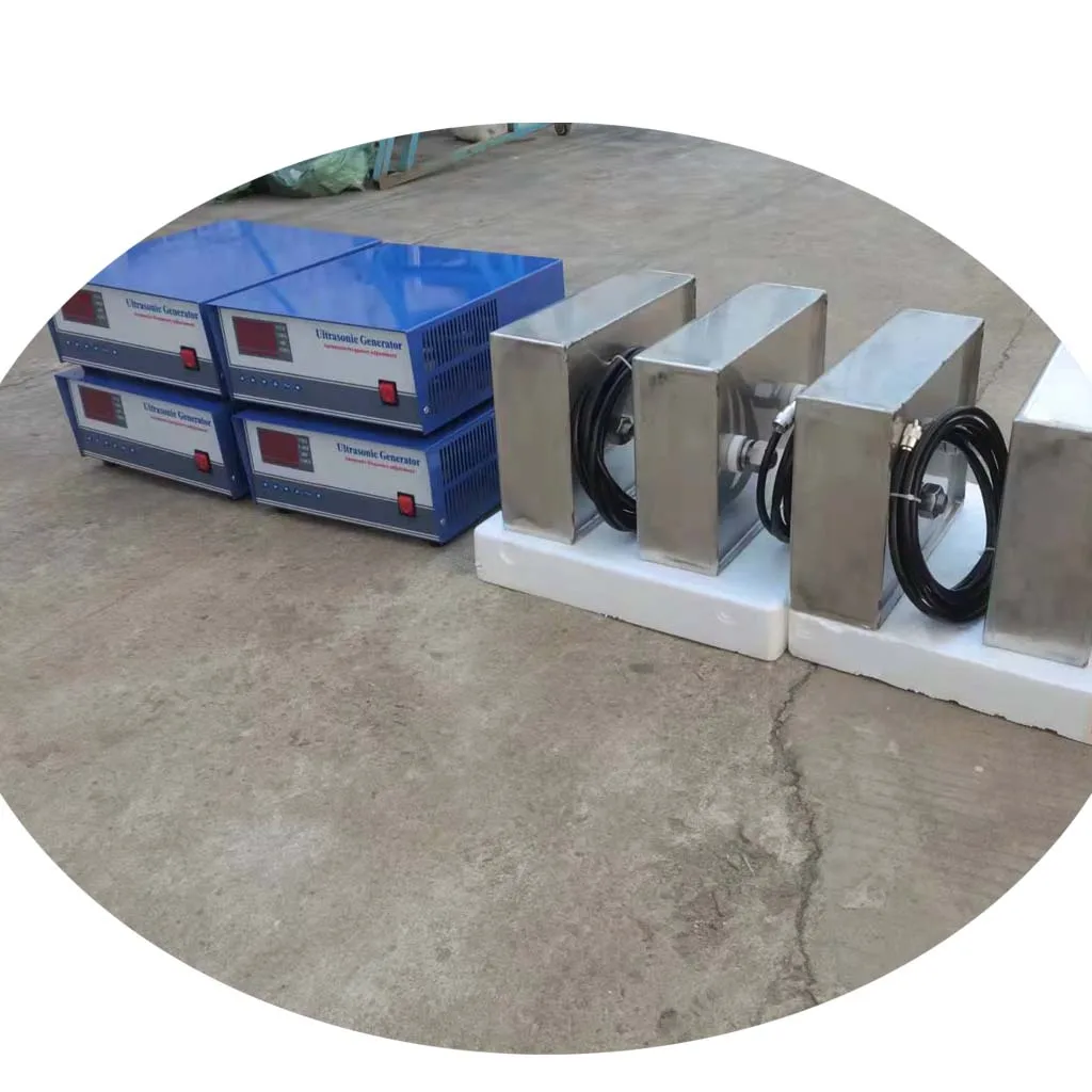 25K/45K/122K Multi-frequency 1000W Ultrasonic Cleaner Transducer Immersible For Engine Parts Degreasing Oil Cleaning