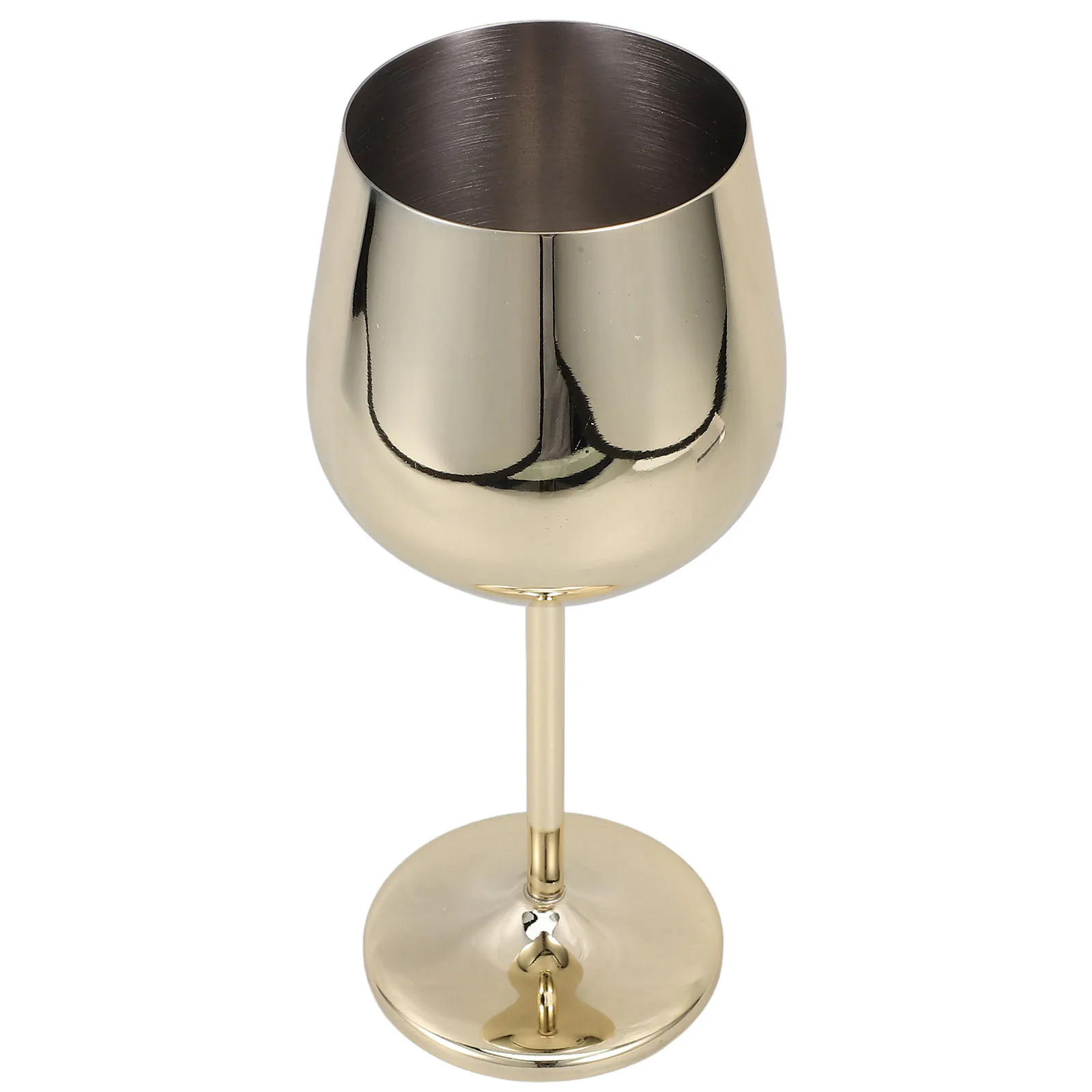 

Stainless Steel Glasses 530ml Copper Red Goblets Cocktail Flutes Home Bar Party Banquet Metal Drinkware