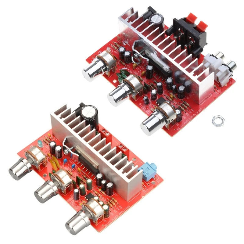 New DX-135 HA135 DC12V 50W Car DIY Stereo Dual-Channel Amplifier Board Assembled Product 50Wx2