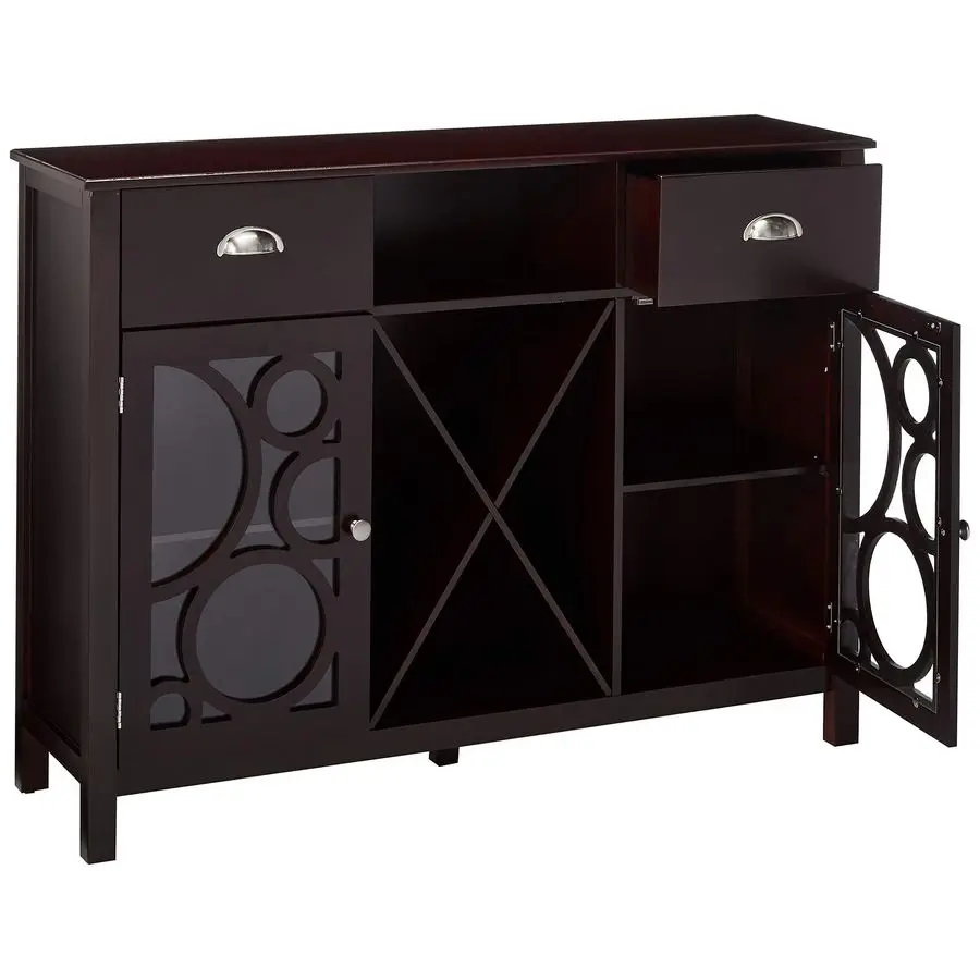 Marke Jamestown Holz Buffet Server Lagerung Sideboard Weinschrank, Kirsche