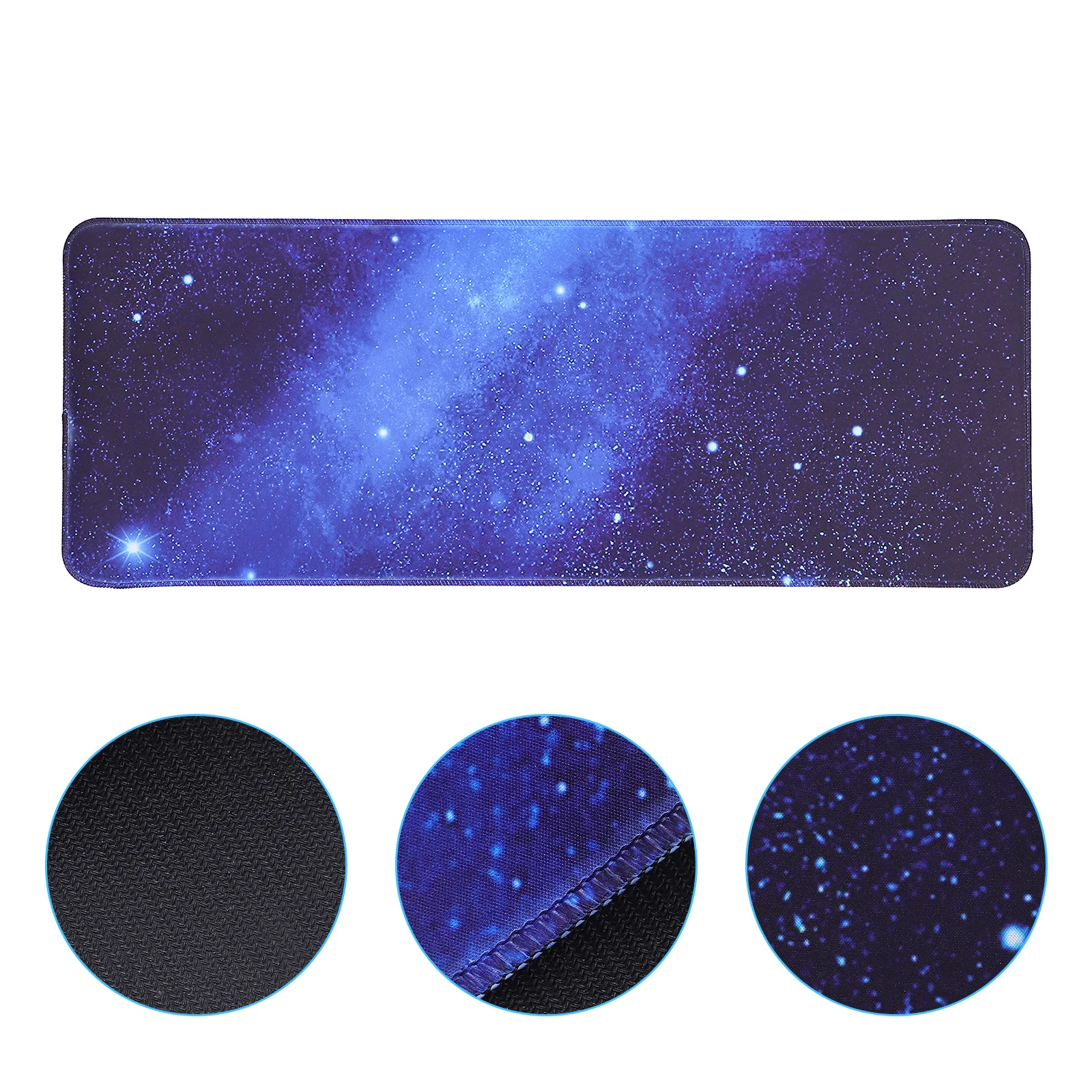 

1Pcs Skid-Proof Mousepad Meticulous Workmanship Precise Seaming Comfortable Smooth Cutting for Computer Gaming Household Desk