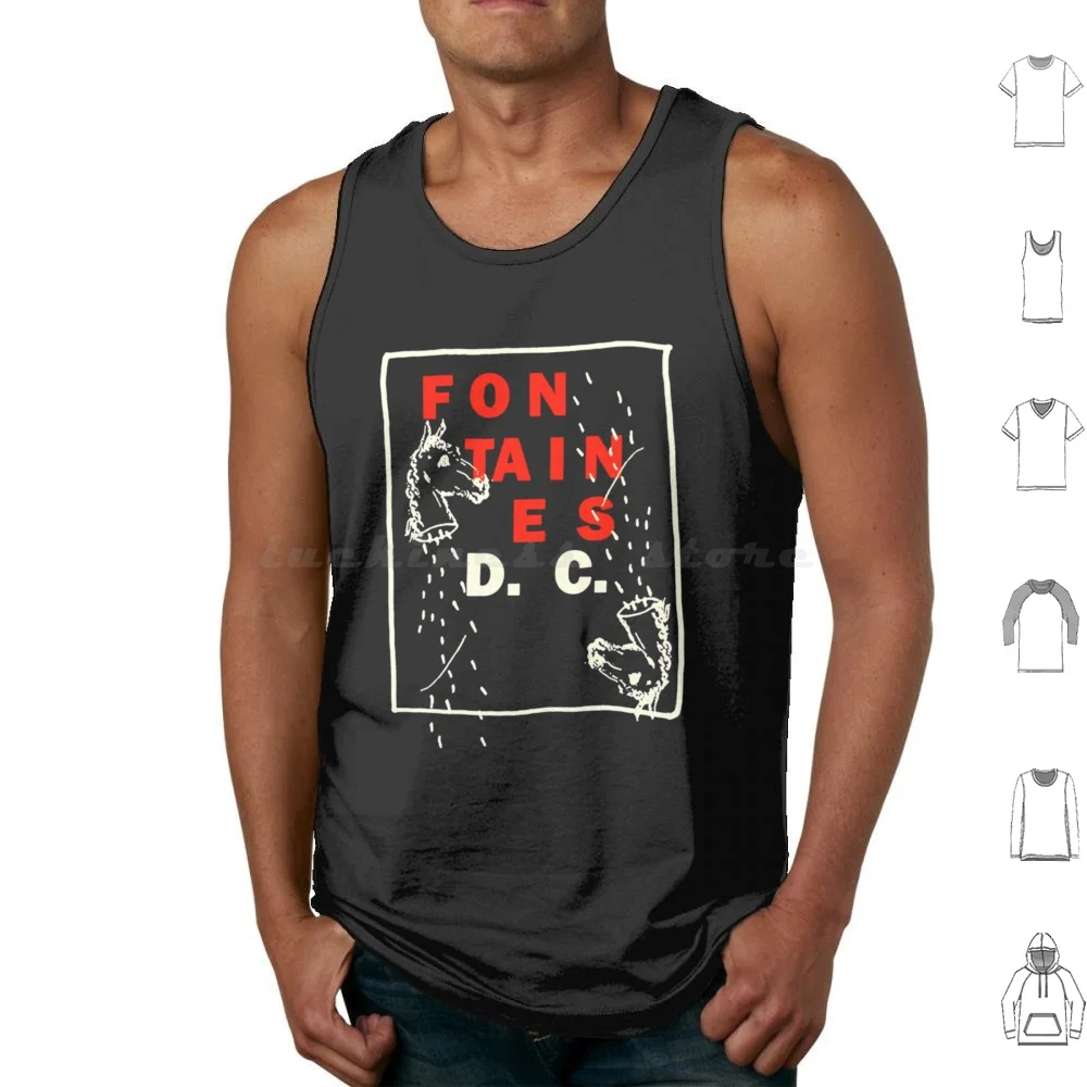 Fontaines Show D.c. American Tour 2022 Tank Tops Vest Sleeveless 2021 Fontaines Skinty Fia Roman Holiday Band Post