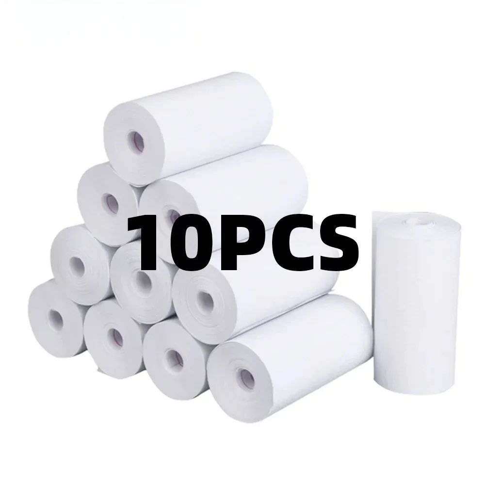 

10 Rolls Thermal Paper White Children Camera Wood Pulp Instant Print Kids Camera Printing Rolling Paper Miniprinter Accessories