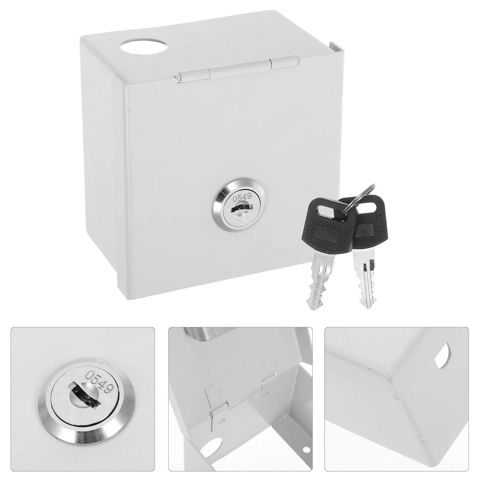 

Lockable Thickened Socket Protection Box Weatherproof Outdoor Electrical Wall Mount Outlet Junction Box Electric Outlet Cover
