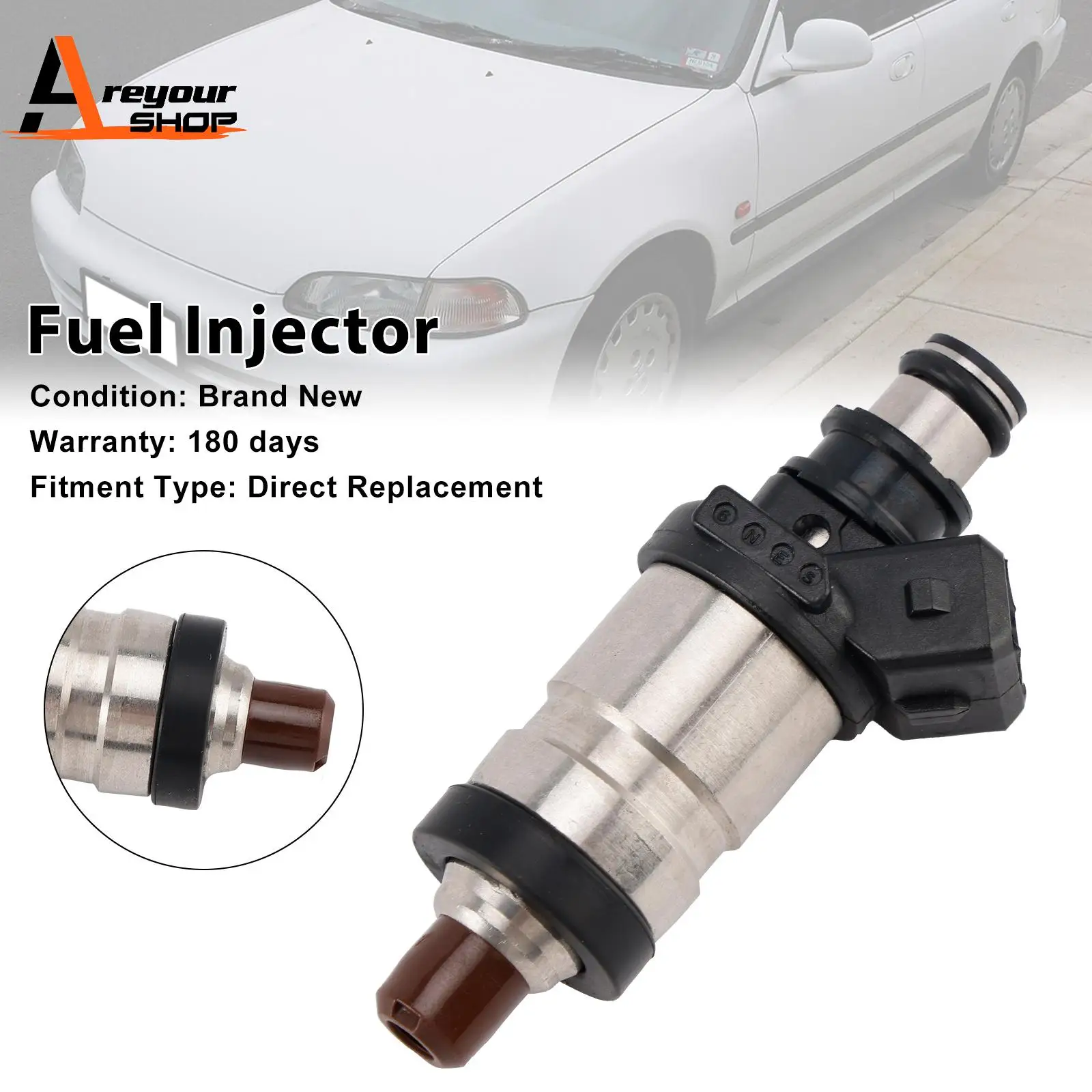 

1 шт. топливная форсунка 06164-P06-A01 подходит для Civic Del Sol 1,5 л 1,6 л Integra 1,7 л 1,8 л