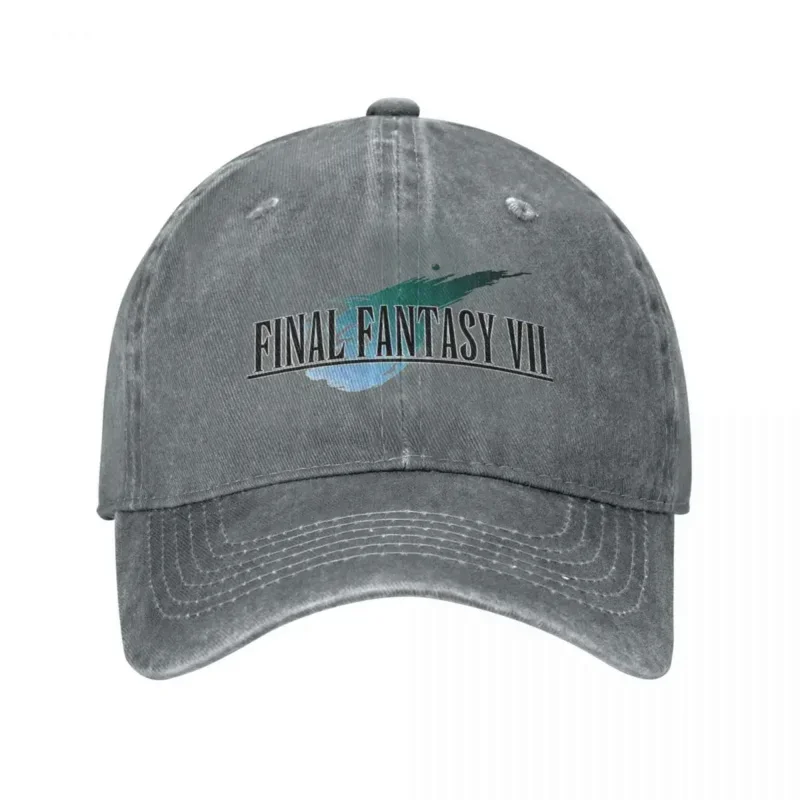 

Y2K Baseball Caps Final Fantasy VII FF7 Accessories Unisex Vintage DistressedFunny Video Games Casquette Dad Hat Soft