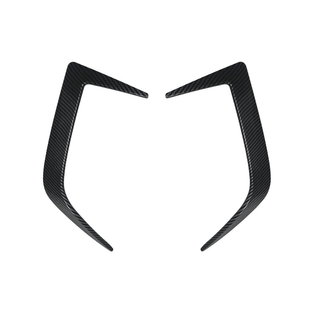 1 Pair ABS Car Rear Bumper Side Vent C Canards Trims For BMW 2-Series G42 M-Sport 2022 2023 2024 2025