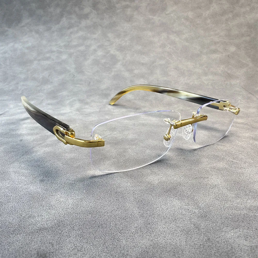 

Мужские оправы для очков, квадратные классические оправы для очков ручной работы с медовым черным рогом по рецепту, винтажные оптические линзы, очки