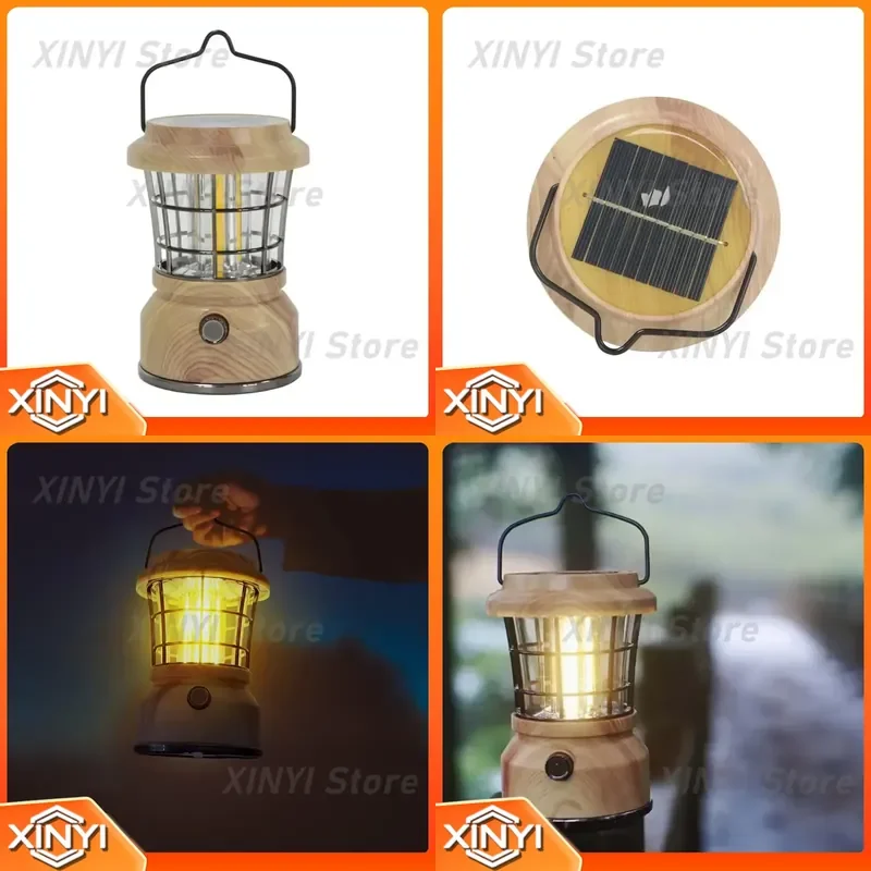 Portable Outdoor USB Charging Camping Lantern Multi-Functional Handheld Light for Tent for USB Powered Lighting for Camping