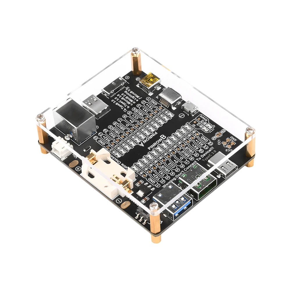 USB Cable Data Test Board Cable Checker USB Cable Tester Short Circuit On-Off Switch For Type-C Test Board (No Battery)