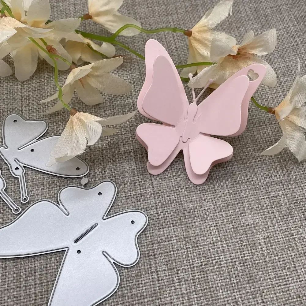 

Металлические вырубные формы-трафареты для декоративной вырезки в виде бабочек для скрапбукинга, тиснения и рукоделия