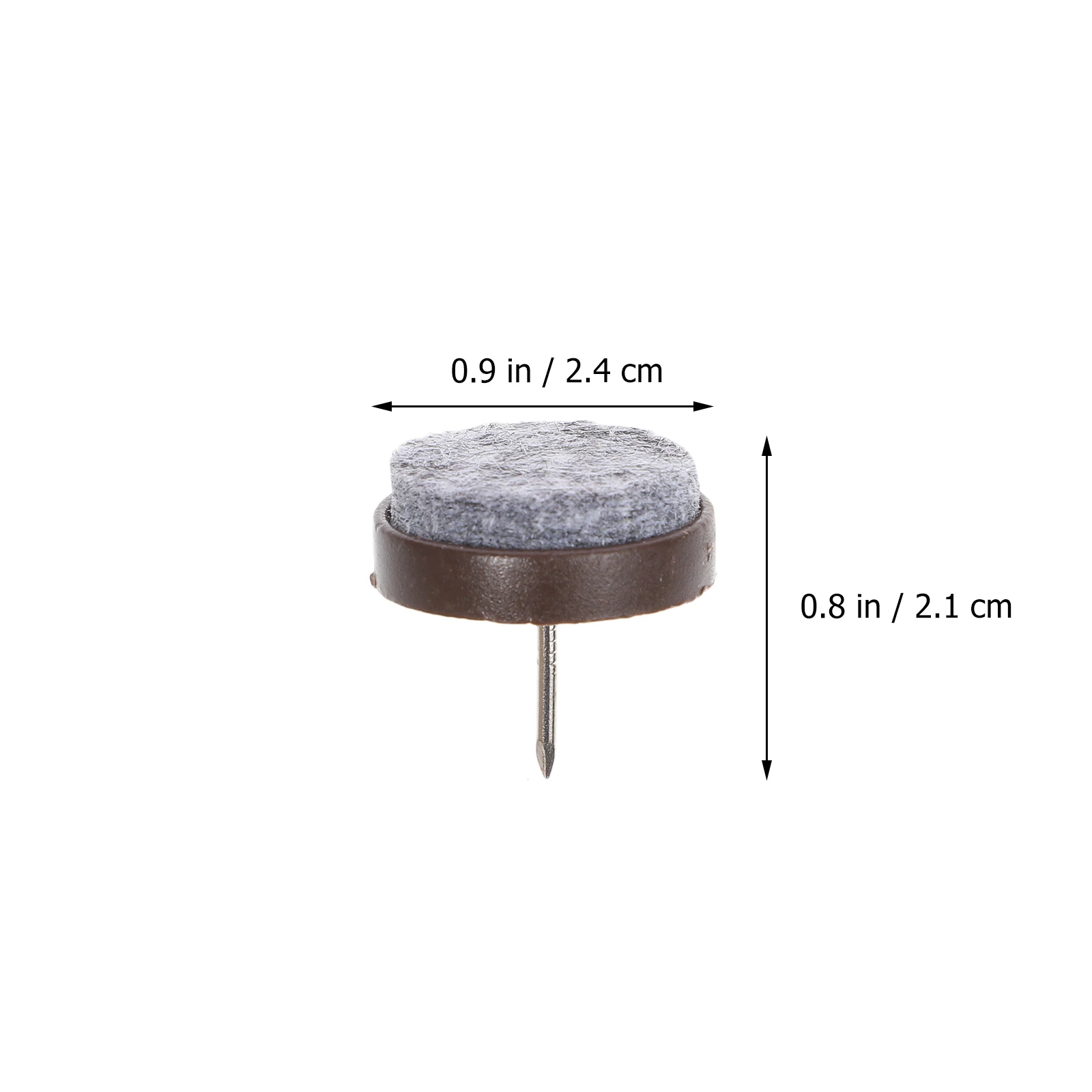 

50pcs Anti Slip Silent Pads Furniture Leg Floor Protectors Heavy Duty Furniture Protector Felt Chair Kitchen Home Use