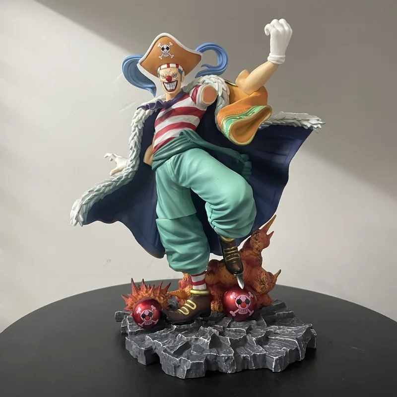 Buggy le Clown modèle une pièce Figurine une pièce Figurine 24 cm Anime périphérique Figuras ornements jouets GK Statue cadeau