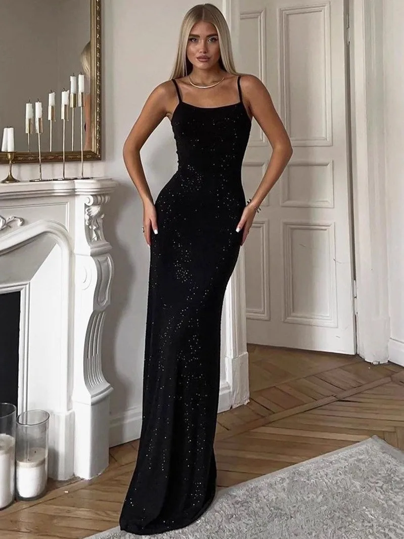 Jupe mi-longue Sexy à bretelles, coupe cintrée, Bal Dr Ele, sans t-shirt Sve, fibre d'acétate, Ciwalk, pièce unique, hiver 206