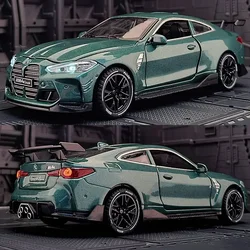 1:32 BMW M4 Coupe Alloy Sports Car Model Diecasts & Toy Vehicles Metal Toy Car Model Sound Light Simulation Collection Gift