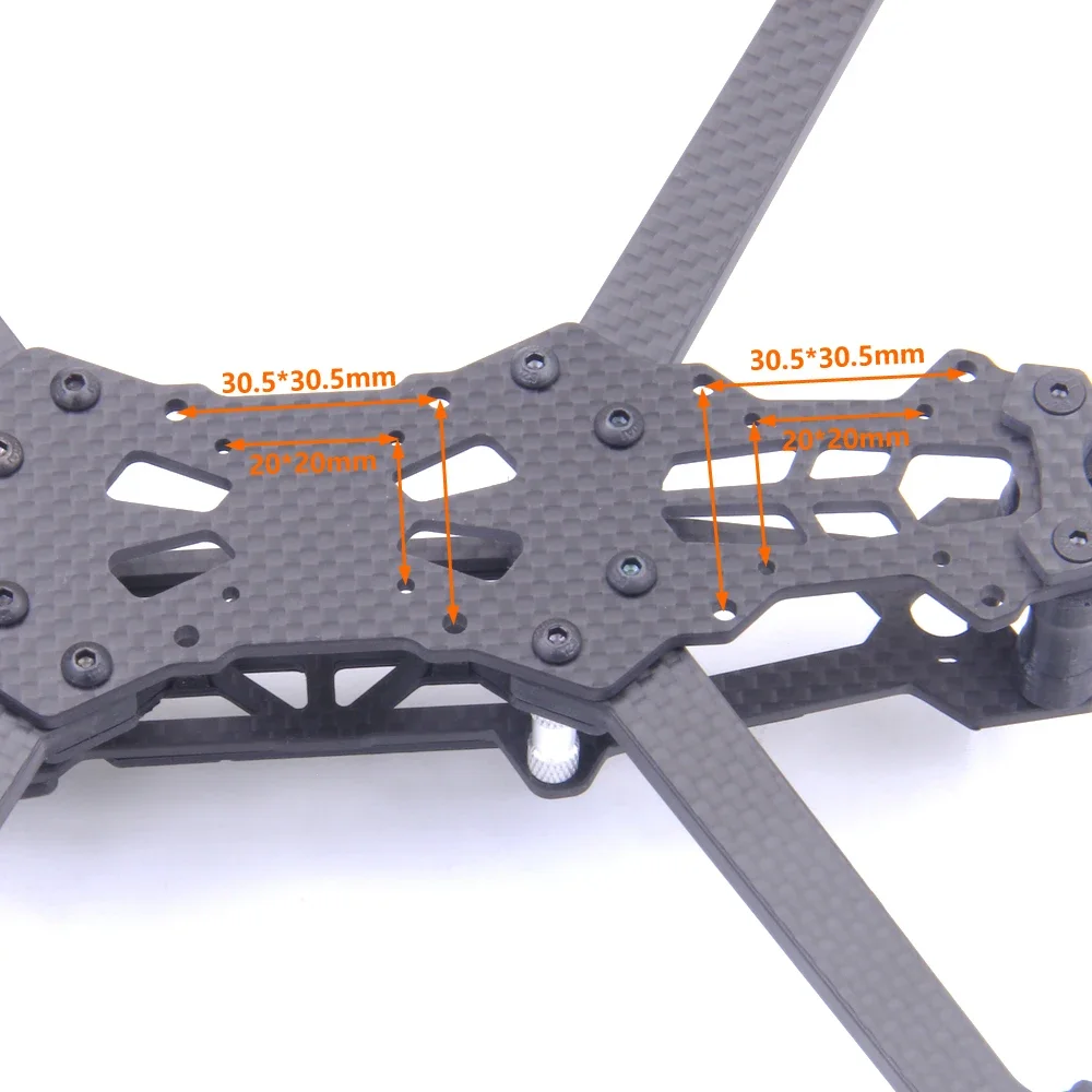 Mark4 HD FPV Frame Carbon Fiber Freestyle Quadcopter Racing Drone parts 5/6/7 inch frame kit for DJI air unit RC