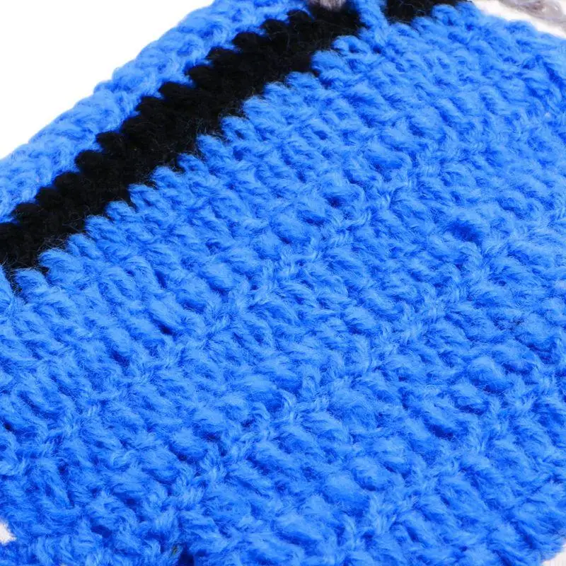 F1CB Newborn for Police Design Photography Props Infant Toddler Costume Outfit Crochet