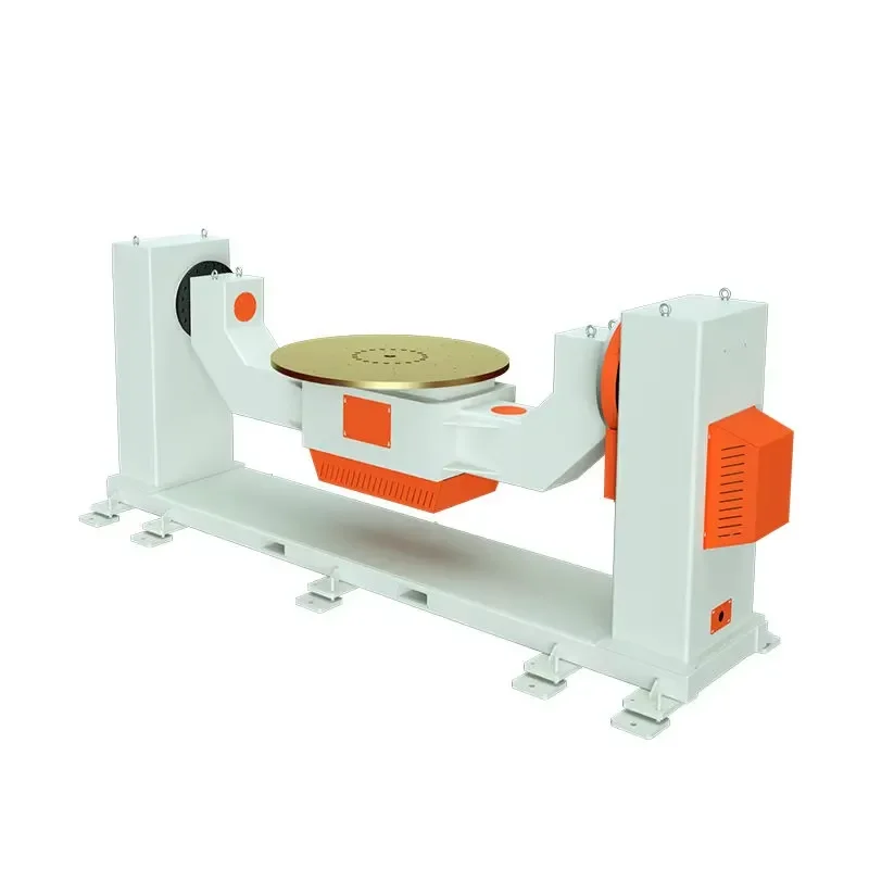 Load 100kg-10T Biaxial Supports Customization Turntable Frame Rotary Table Welding Positioner 0.05-3.5 RPM 1 Year