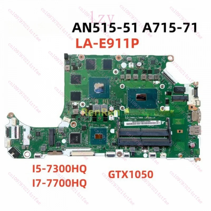 

95%NEW For Acer Nitro AN515-51/52 A715-71G LA-E911P LA-F951P Motherboard