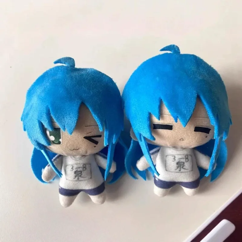 

Lucky Star аниме периферийная кукла Izumi Konata хлопковая кукла 10 см Nunu с принтом тела милая плюшевая кукла школьный портфель кулон брелок подарок