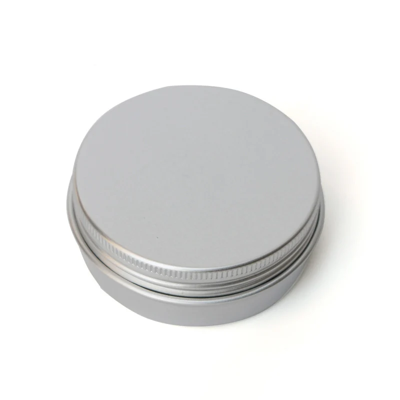 Star Packaging Wholesale Custom Aluminum Box Hair Wax Cosmetics Packing Round Storage Packaging Aluminum Box